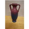 Image 4 : Van Briggle Yucca Leaf Pottery Vase w/ 2 Handles 6" x 13"H (chipped)