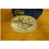 Image 2 : Geese Motif English Hand-Engraved Composite Box 5" x 3.5"H in Storage Box
