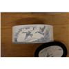 Image 7 : Geese Motif English Hand-Engraved Composite Box 5" x 3.5"H in Storage Box