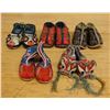 Image 1 : Qty 5 Pair Vintage Embroidered Chinese Footwear,  Misc Styles & Sizes