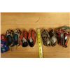 Image 9 : Qty 5 Pair Vintage Embroidered Chinese Footwear,  Misc Styles & Sizes