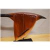 Image 6 : Carved Wooden Goose on Stand 21" x 14"H