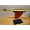 Image 7 : Carved Wooden Goose on Stand 21" x 14"H