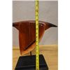 Image 8 : Carved Wooden Goose on Stand 21" x 14"H