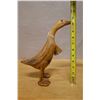 Image 10 : Carved Wooden Duck Named Chris 11" x 11"H
