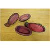 Image 6 : Qty 2 Wooden Beaded Duck Boxes 11" x 6"H
