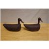Image 4 : Qty 2 Carved Wooden Korean Wedding Ducks 10" x 7"H
