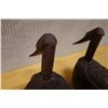 Image 7 : Qty 2 Carved Wooden Korean Wedding Ducks 10" x 7"H
