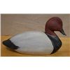 Image 1 : Wooden Canvasback Drake Duck Decoy 14" x 6.5"H
