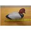 Image 6 : Wooden Canvasback Drake Duck Decoy 14" x 6.5"H