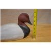Image 7 : Wooden Canvasback Drake Duck Decoy 14" x 6.5"H