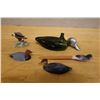 Image 2 : Qty 5 Bird & Duck Figurines, Misc Types & Sizes