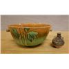 Image 1 : Japanese Art Pottery Bowl & Small Vase, Misc Sizes