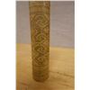 Image 5 : Antique Carved Bamboo Lime Container w/ Lid 1.75" Dia, 11"L