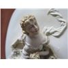 Image 5 : European Porcelain Lady Mounted in Frame 19.5" x 22"