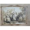 Image 3 : Chinese Photo 3 Friends in Winter Qing Dynasty Circa 1900, 13.5" x 12", Framed