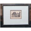 Image 1 : Orig Road German Artwork by Hansen 13" x 10", Framed & Matted