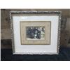 Image 2 : Chinese Photo 3 Young Men Qing Dynasty Circa 1900 Daytong/Shanx 14" x 12", Framed