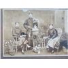 Image 2 : Chinese Photo 3 Aspirants Qing Dynasty Circa 1900, 13" x 12.5", Framed