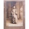 Image 2 : Chinese Photo Lady in Winter Qing Dynasty Circa 1900 by Yun Chun Photo Studio, 11.5" x 13.5", Framed