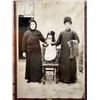 Image 2 : Chinese Photo Family in Winter Qing Dynasty Circa 1900, 10.75" x 14.5", Framed