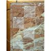 Image 2 : Marble Chess Board w/ Drawer in Koa Frame 14" x 14"