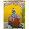 Image 4 : Indian Rajput Krishna Painting 16.5" x 14", Framed