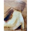 Image 2 : Reclining Nude Woman Oil Painting Circa 1970's by Kikjyama 24" x 16.5", Unframed on Wood