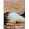 Image 3 : Reclining Nude Woman Oil Painting Circa 1970's by Kikjyama 24" x 16.5", Unframed on Wood