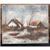 Image 1 : European Landscape Scene Artwork 24" x 20", Unframed