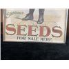 Image 5 : D.M. Ferry and Co's Standard Seeds for Sale Here Print 12.5" x 24", Framed