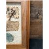 Image 6 : Mixed Media Collage 11" x 13.5", Koa Framed