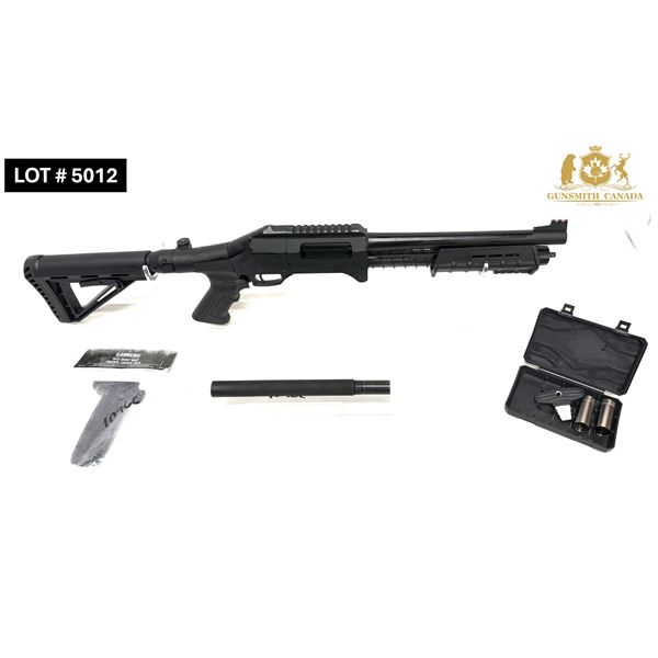 CANUCK, FOLDING ENFORCER, 12GA X 3”, PUMP ACTION SHOTGUN, 12” BARREL