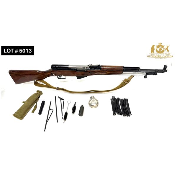 RUSSIAN SKS, SIMONOV, SEMI-AUTO RIFLE, CAL. 7.62X39, 20” BARREL