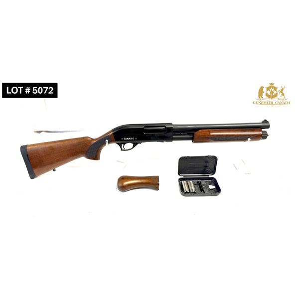 CANUCK, REGULATOR/DEFENDER, PUMP ACTION SHOTGUN, WALNUT, 12GA X  3“, 14" BARREL