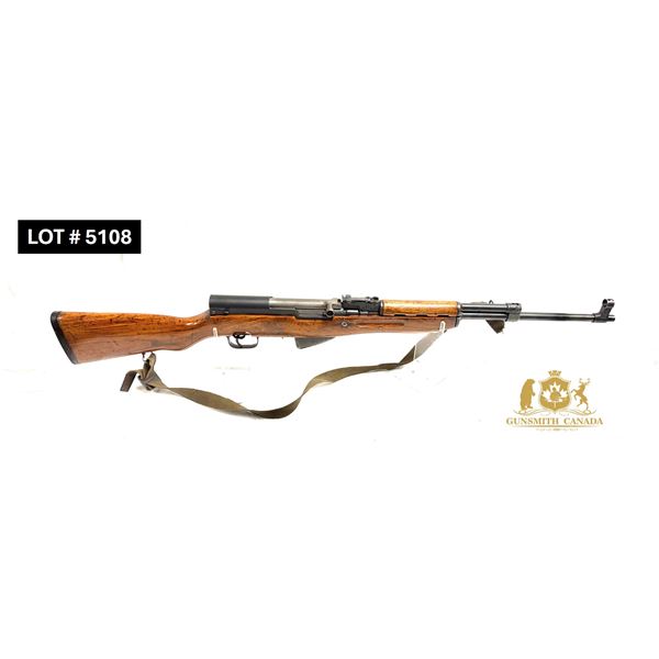 ZASTAVA, YUGOSLAVIAN SKS 59-66, CAL. 7.62X39MM, SEMI-AUTO RIFLE, 22” BARREL