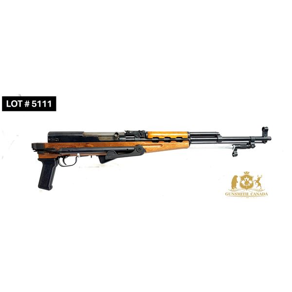 NORINCO, FOLDING SKS RIFLE, CAL. 7.62 X39MM, 20” BARREL