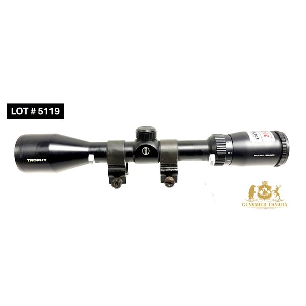 BUSHNELL TROPHY 3-9X40 MUZZLE LOADER SCOPE WITH WEAVER RINGS