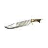 Image 3 : CUSTOM BOWIE KNIFE MADE OF DAMASCUS STEEL AND STAGHORN HANDLE