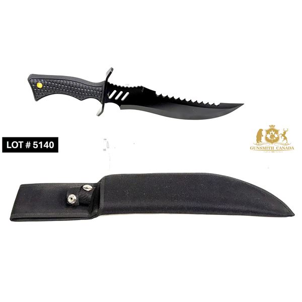 SNAKE EYE SKULL KNIFE WITH SHEATH
