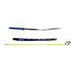 Image 2 : SNAKE EYE SWORD, BLUE CORD WRAPPED HANDLE, CARBON STEEL THICK BLADE