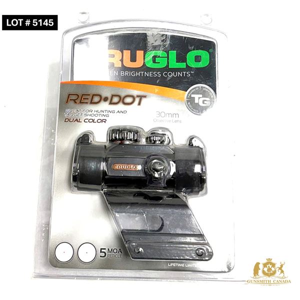 TRUGLO 5 MOA DUAL COLOR RED DOT 30MM - NEW IN BOX