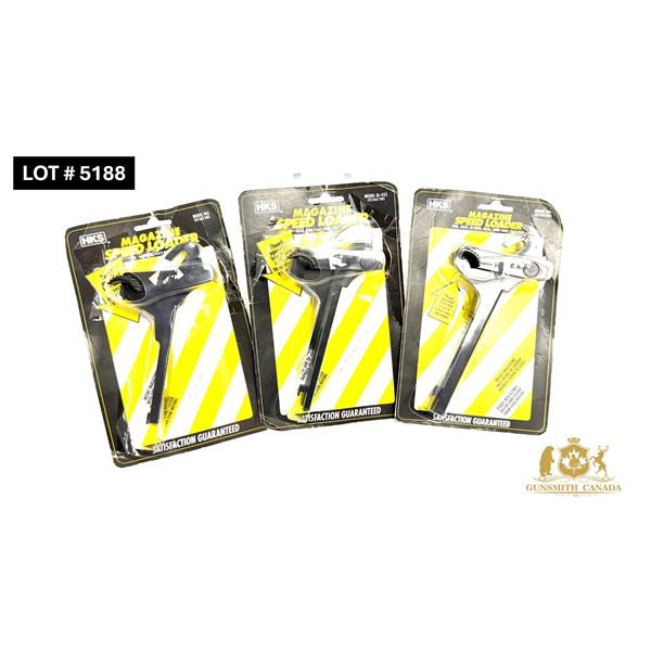 3X HKS SPEEDLOADERS - MOD 943 