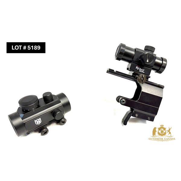 NIKKO STIRLING RED DOT WITH TASCO MINI MAG RED DOT AND MOUNT