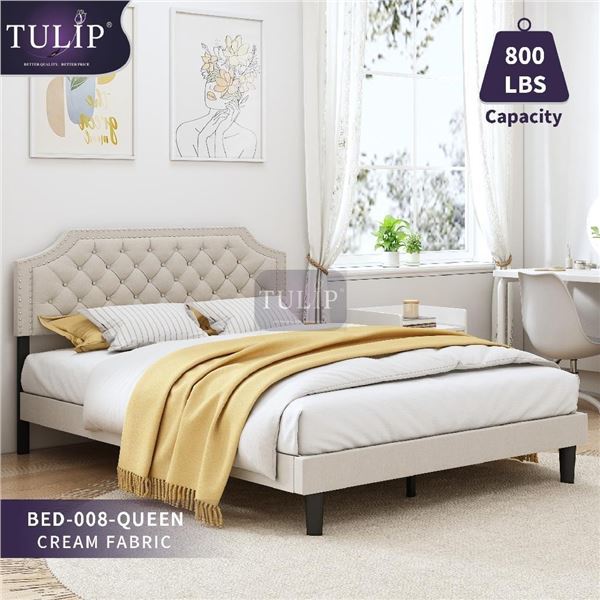 Tulip Bed frames- New in Box (Cream)