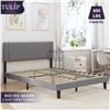 Image 2 : Tulip Bed frames- New in Box (Grey Fabric)