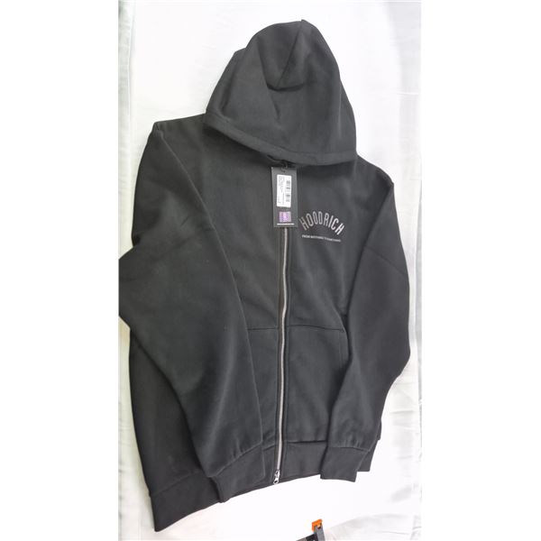 Hoodrich Lava Regular Zip Through (Black /Black Fade)