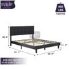 Image 2 : Tulip Bed frames- New in Box (Dark Grey)