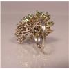 Image 3 : A Ladies 14 kt Yellow Gold, Diamond and Emerald Ring,