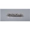 Image 1 : A 14 kt Yellow and White Gold Diamond Bar Pin.